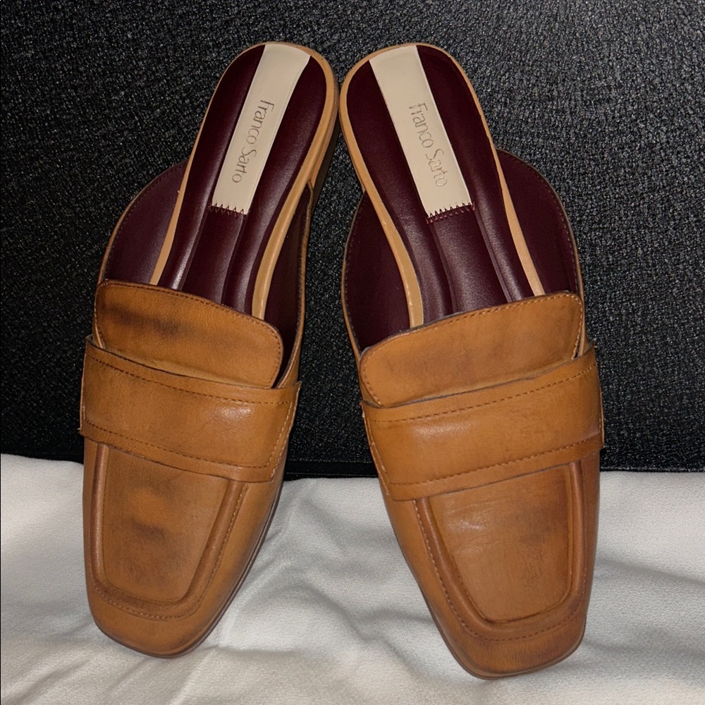 Franco Sarto Brown Women's Slip-On Loafers